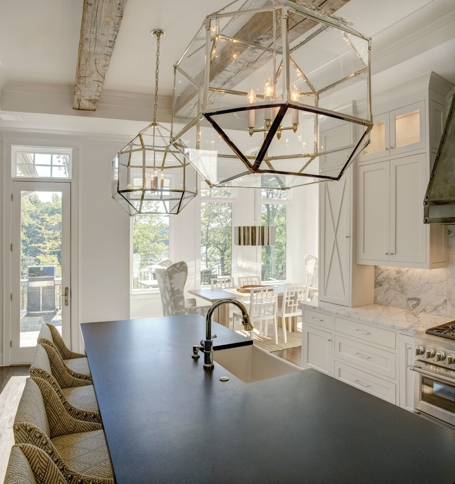Home design - transitional home design idea in Charlotte