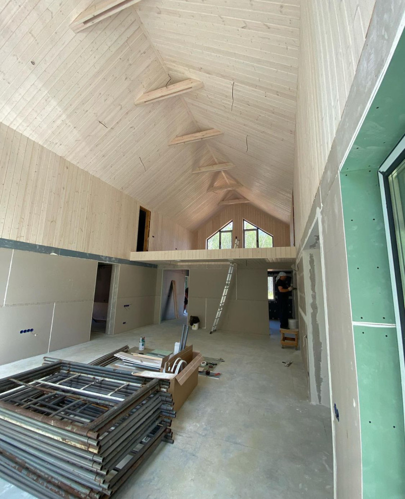 Каркасный 2х этажный дом