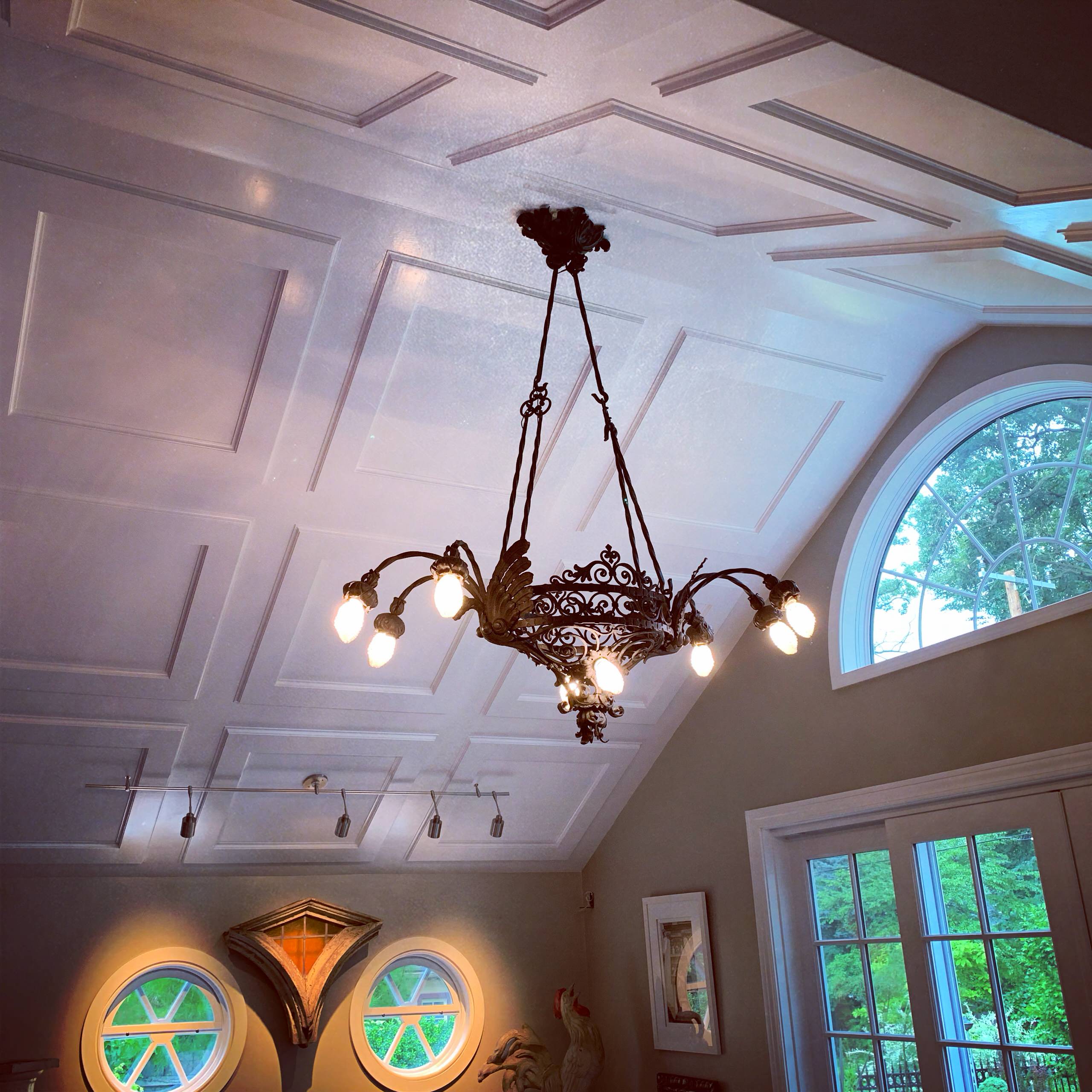 Coffered Cathedral Ceiling Shelly Lighting