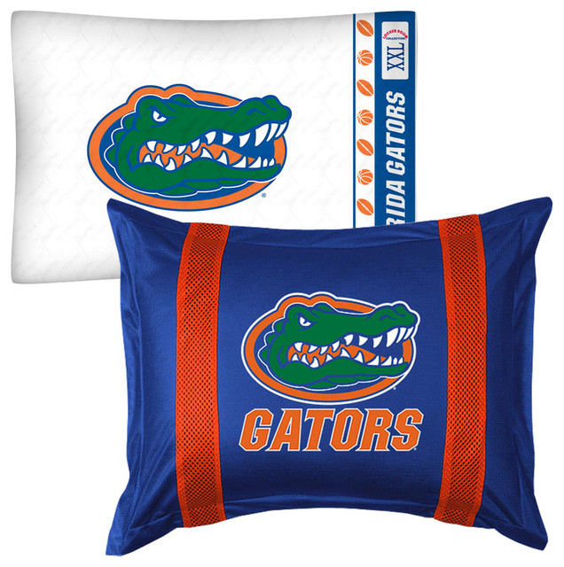 Florida Gators Pillow Sham Pillowcase College Logo Bedding Florida Gators Pillow Sham Pillowcase College Logo Bedding