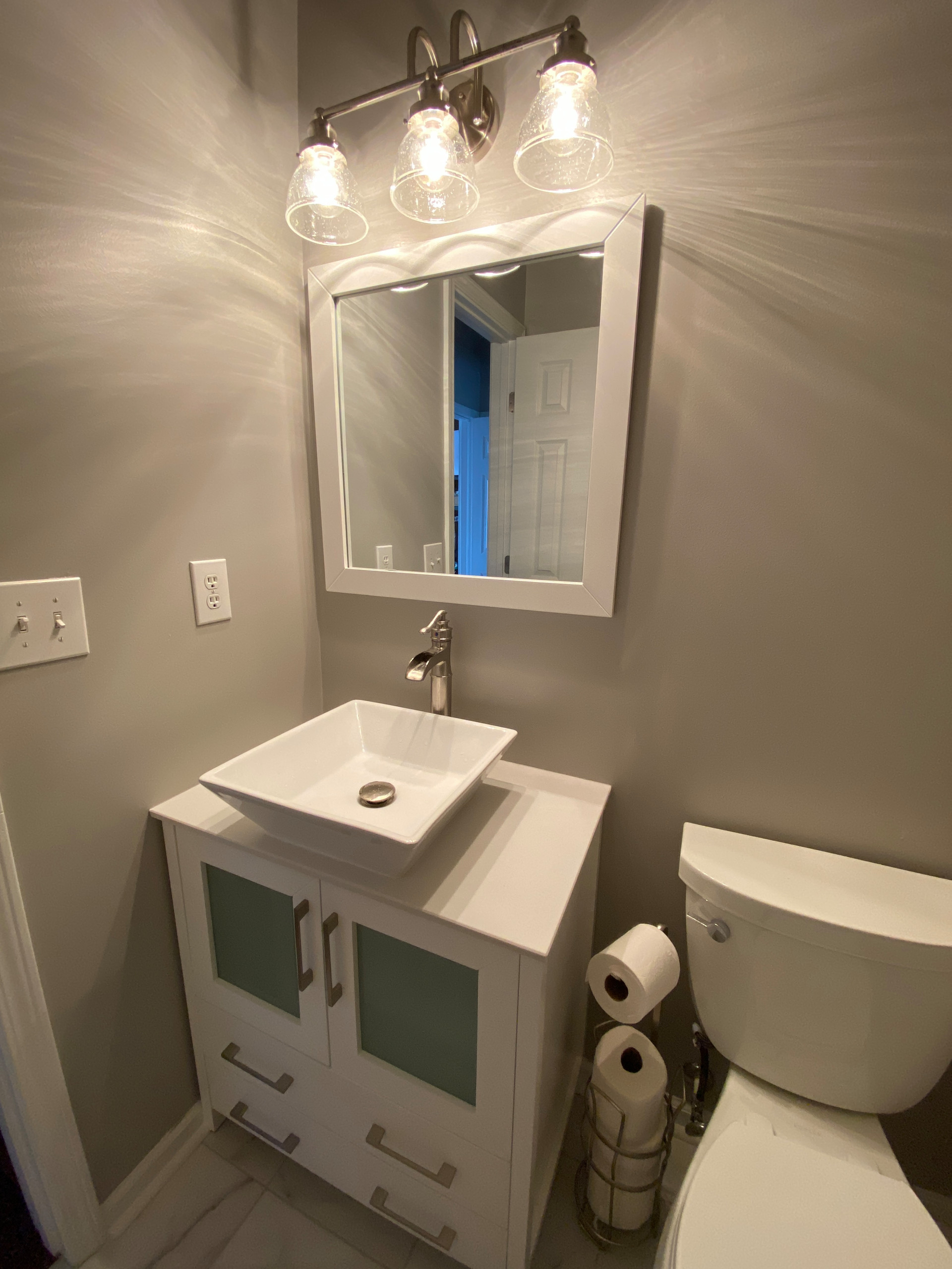 Full Bathroom + Powder Room