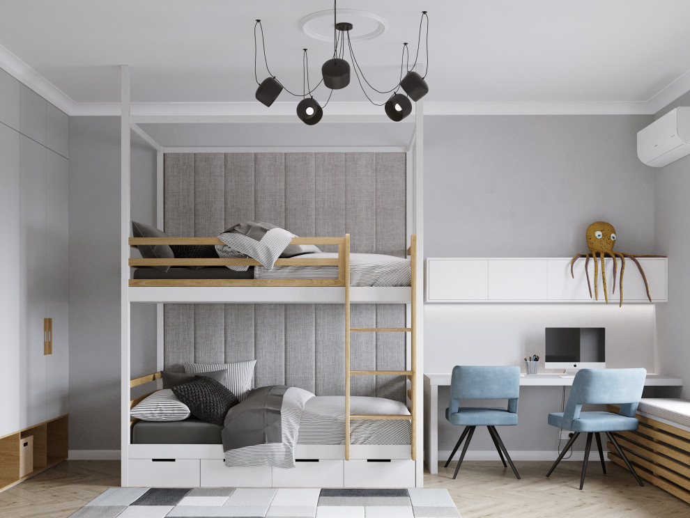 Трехкомнатная квартира в классическом европейском стиле