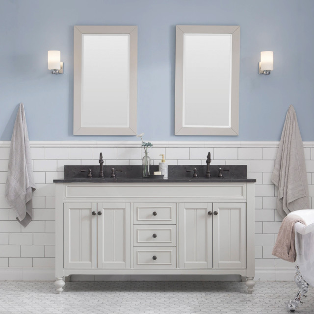 Potenza Ivory Gray Bathroom Vanity - Traditional - Bathroom Vanities ...