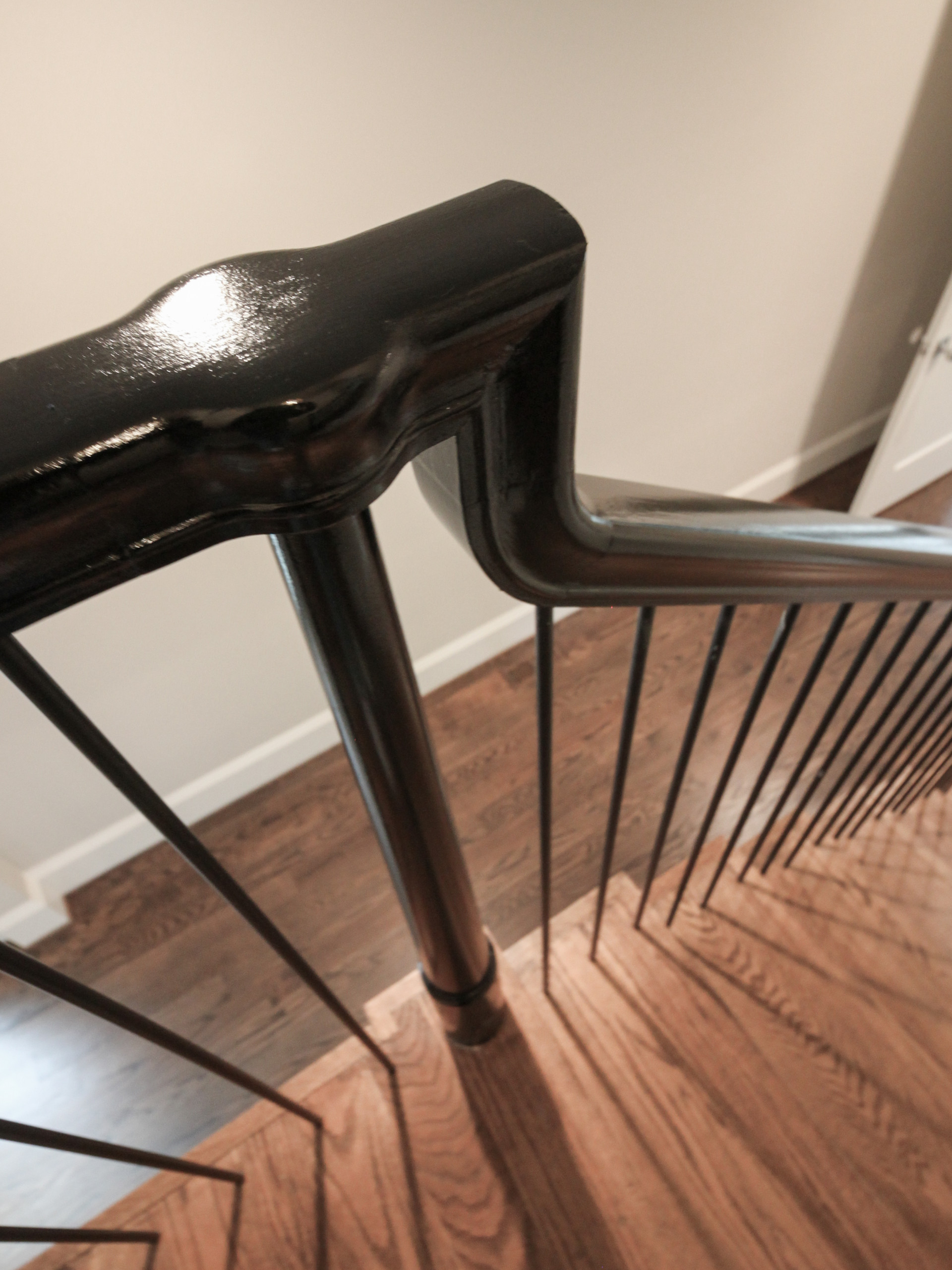 89_Eclectic and Edgy Staircase in French Contemporary Residence, McLean VA 2210