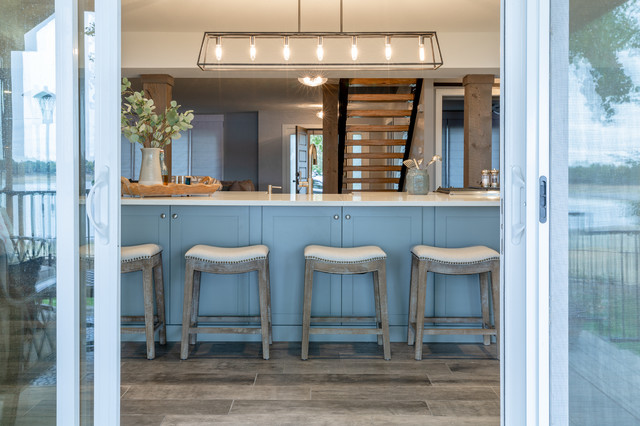 Lake House Renovation casa-de-campo-cocina