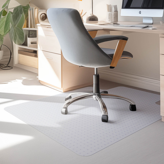 36" x 48" Office Desk Chair Mat for Carpets PVC Floor Mat with