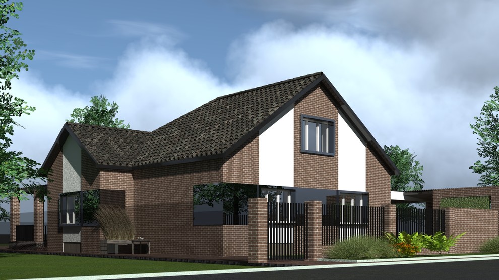 Концепция. Реконструкция фасадов частного дома в г. Тимашевск