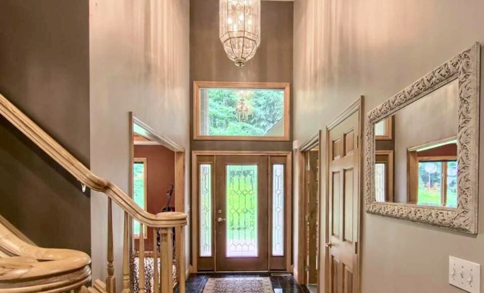 Inspiration for an eclectic entryway remodel in Chicago