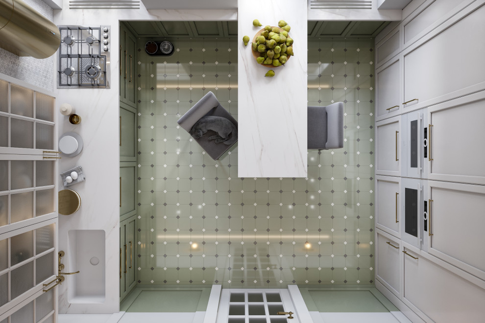 Кухня, вид сверху