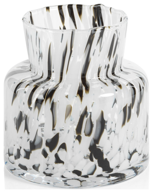 Bickley Confetti Glass Vase Contemporary Vases by Zodax Houzz