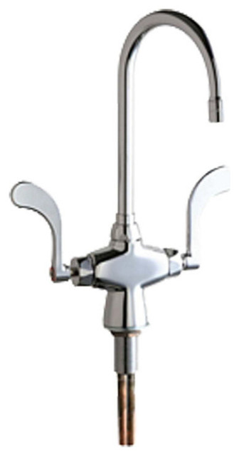Chicago 50 317xkabcp Manual And Metering Faucet Transitional