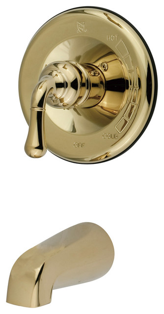 Kingston Brass KB1632TO Magellan Tub Only For KB1632, Polished Brass