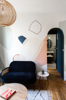 À Paris, 20 m2 optimisés en deux-pièces coloré 1 À Paris, 20 m2 optimisés en deux-pièces coloré 1