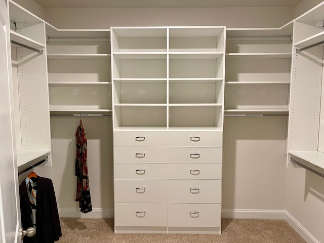 Primary Closet with Lots of Double-Hang Space