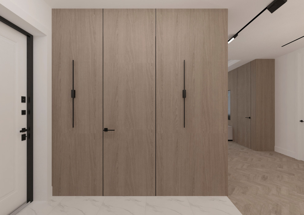 Гостиная-кухня-прихожая