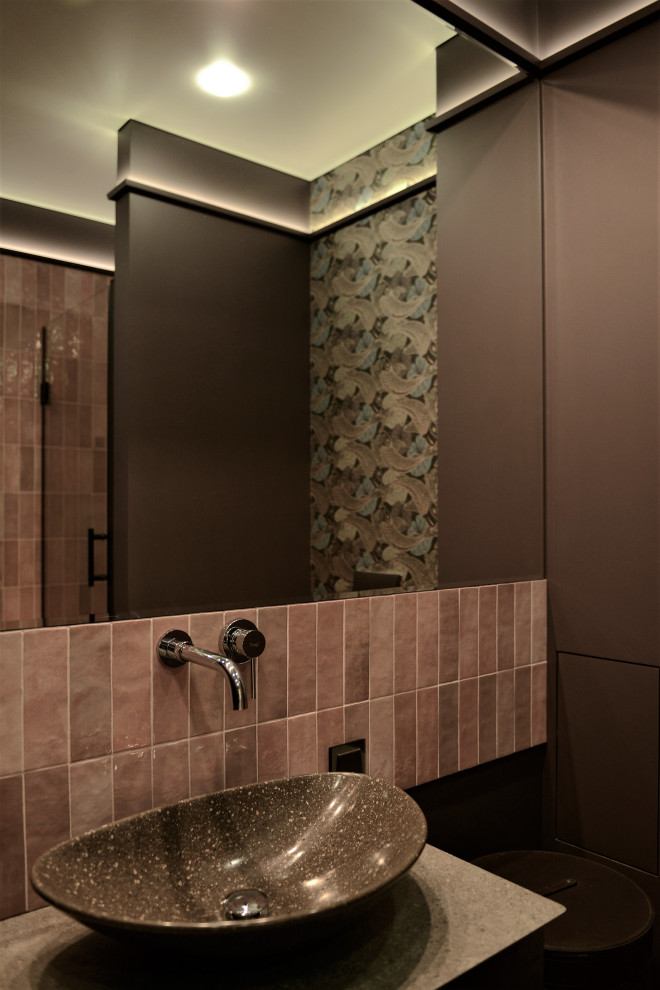 санузел с рыбками