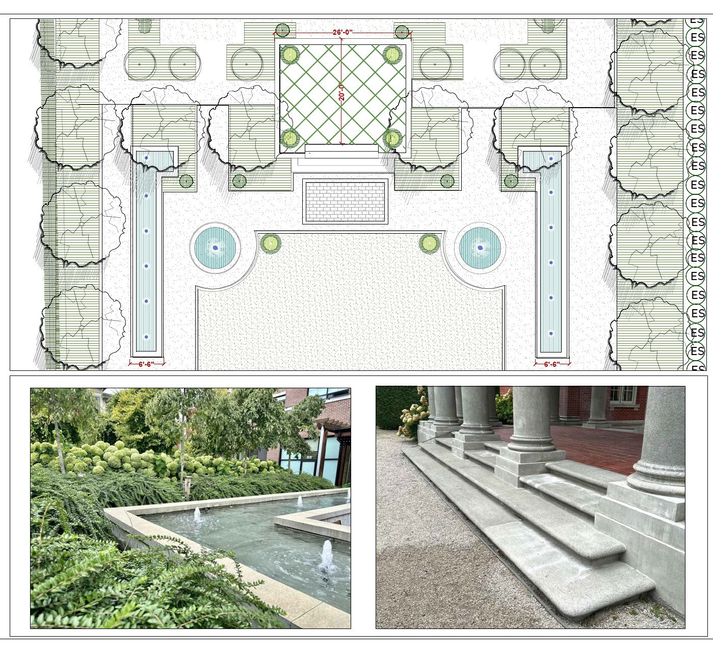 A French Themed Garden