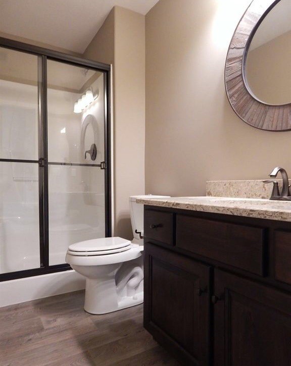 Home design - rustic home design idea in Omaha