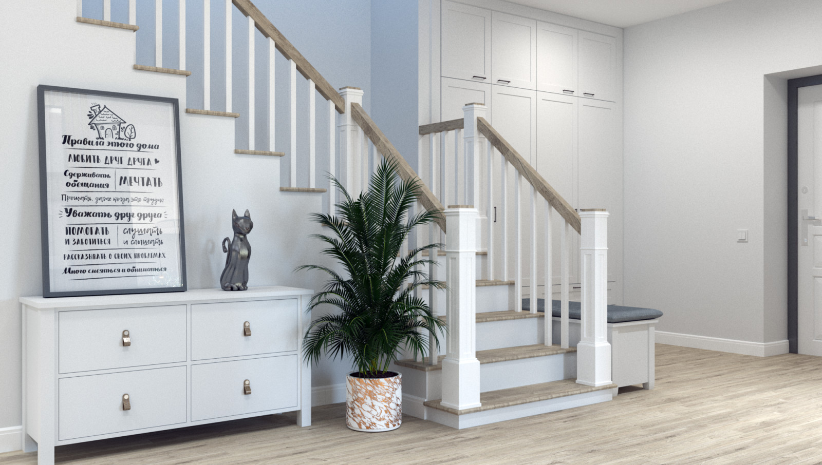 Дом в Пушкине (дизайн интерьера)