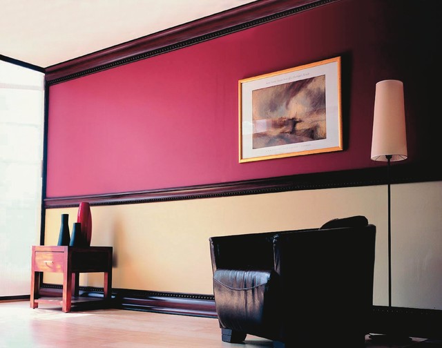 Living style; reds contemporary-vardagsrum