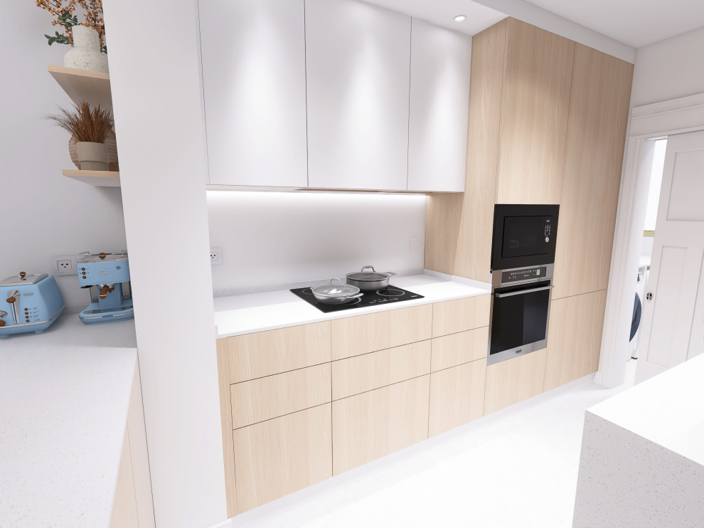 DISEÑO 3D - REDISTRIBUCIÓN APARTAMENTO JUNTO AL MAR