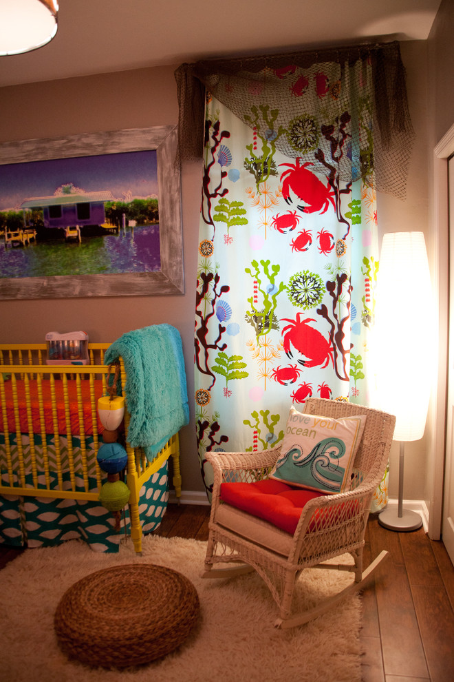 Photo of a beach style kids' room in Jacksonville.