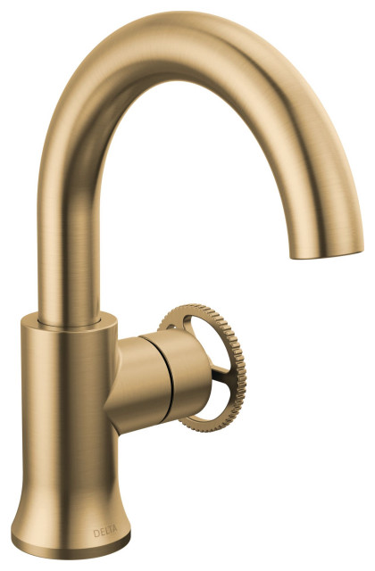 Delta 558HAR-DST Trinsic 1.2 GPM 1 Hole Bathroom Faucet - Champagne Bronze