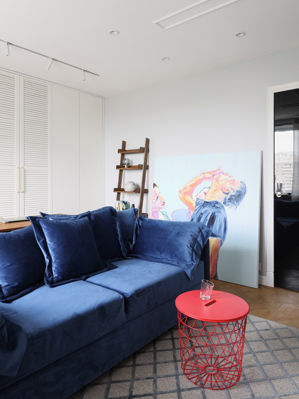 Chic interior for young couple