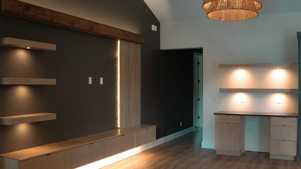 Custom Accent TV Wall