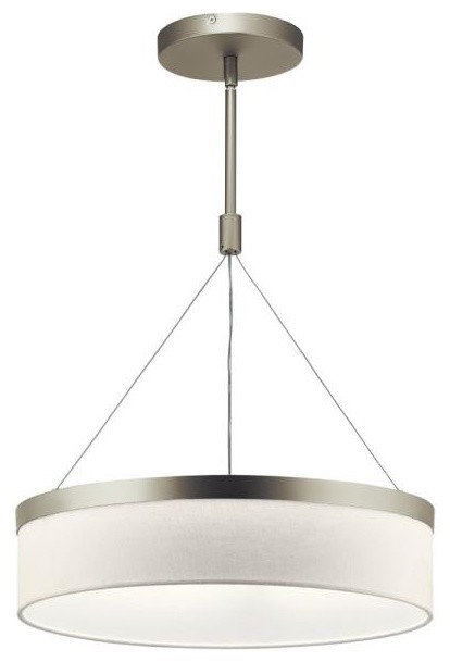 Kichler Lighting 42297snled Mercel 25 23w 3 Led Pendant Contemporary By Buildcom Houzz Kichler Lighting 42297snled Mercel 25, Kichler Pendant Lighting For Kitchen Island