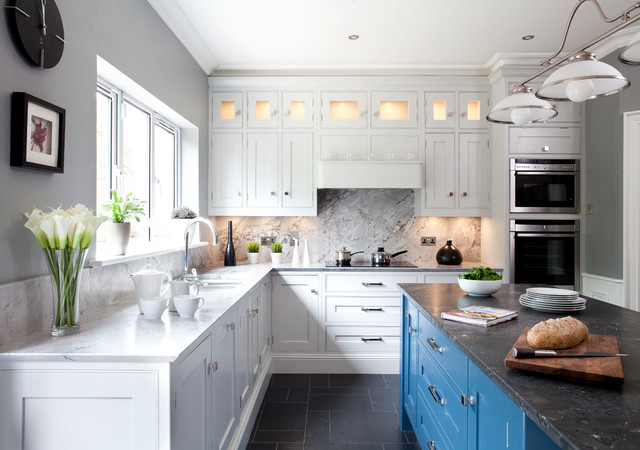 Contemporary hand painted design contemporary-kitchen