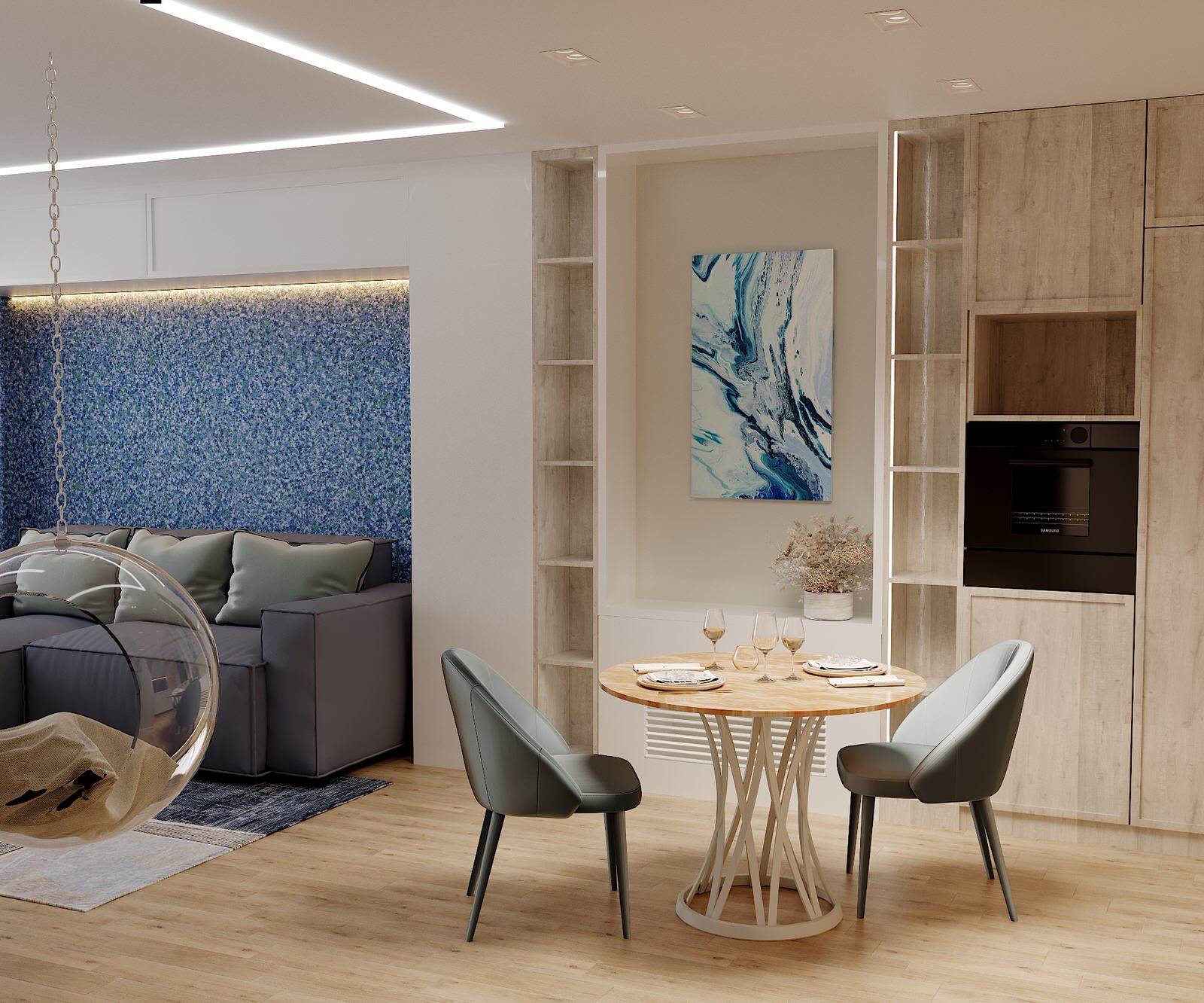 Квартира для романтичной девушки