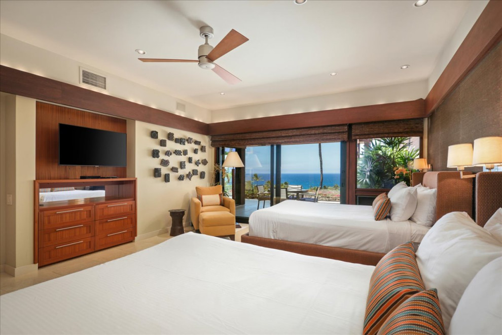Idee per una camera da letto tropicale