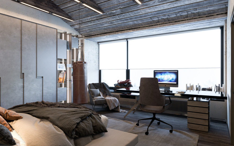 КОМНАТЫ В СТИЛЕ " БРУТАЛЬНЫЙ ЛОФТ"