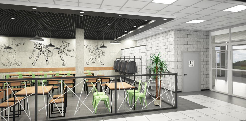 Столовая в ледовом комплексе "ЮЖНЫЙ ЛЕД"