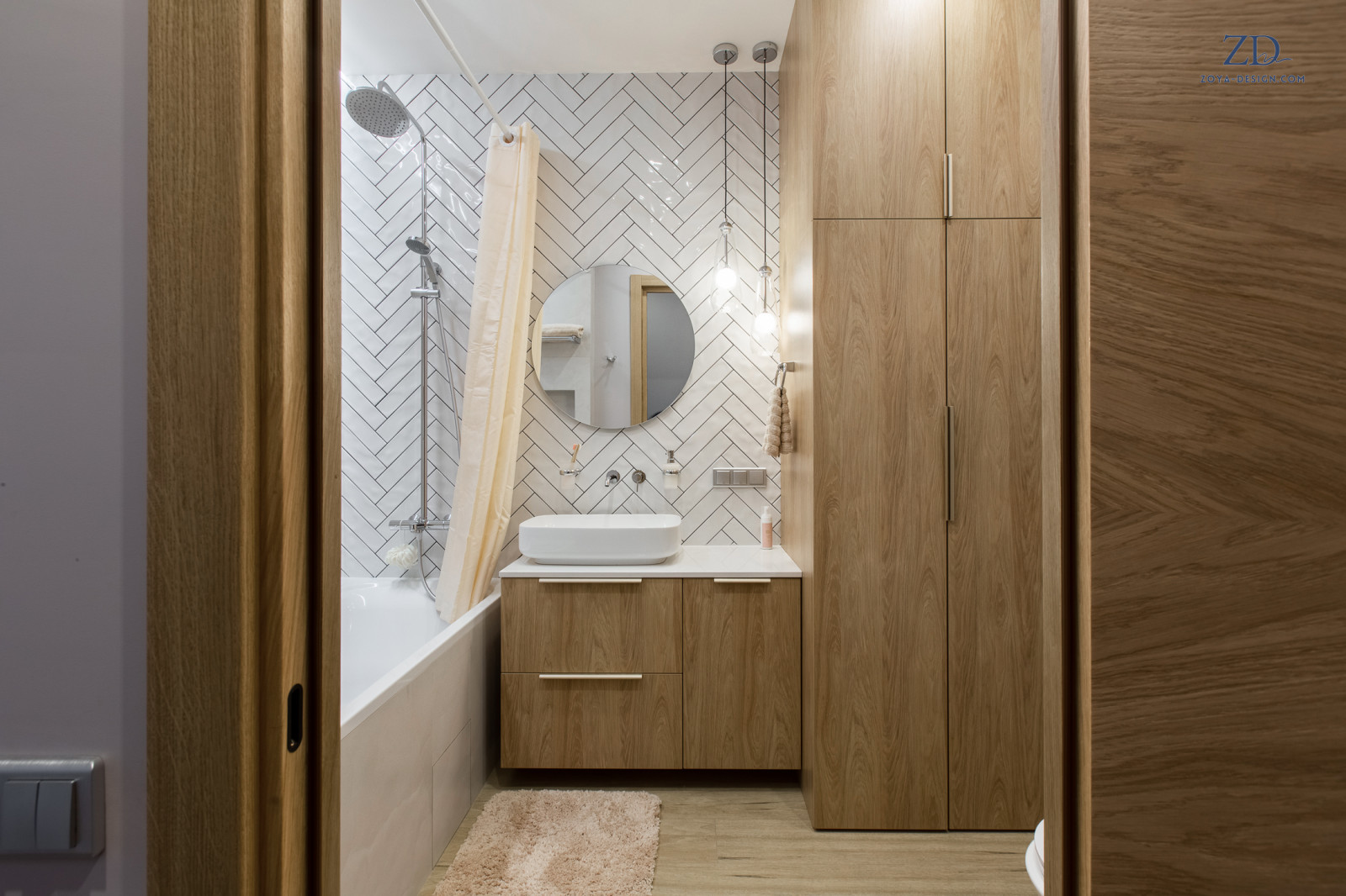 Цвет в интерьере, квартира в Куркино.