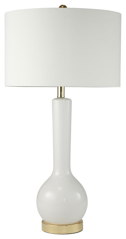 Ceramic Skinny Table Lamp White 32
