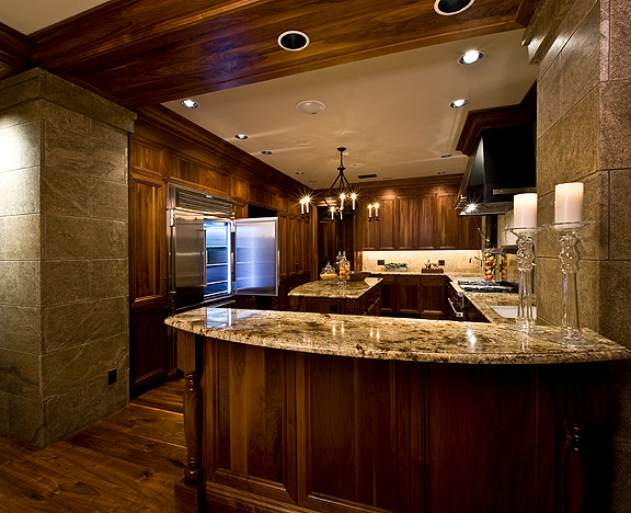 Custom Solid Walnut Cabinets