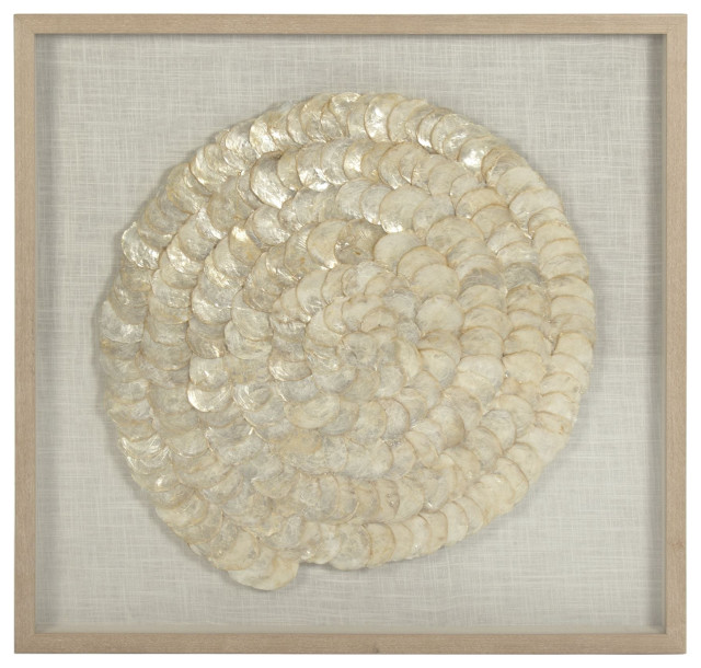 Abstract Shell Art - Contemporary - Wall Accents - by Hudson Home Decor ...