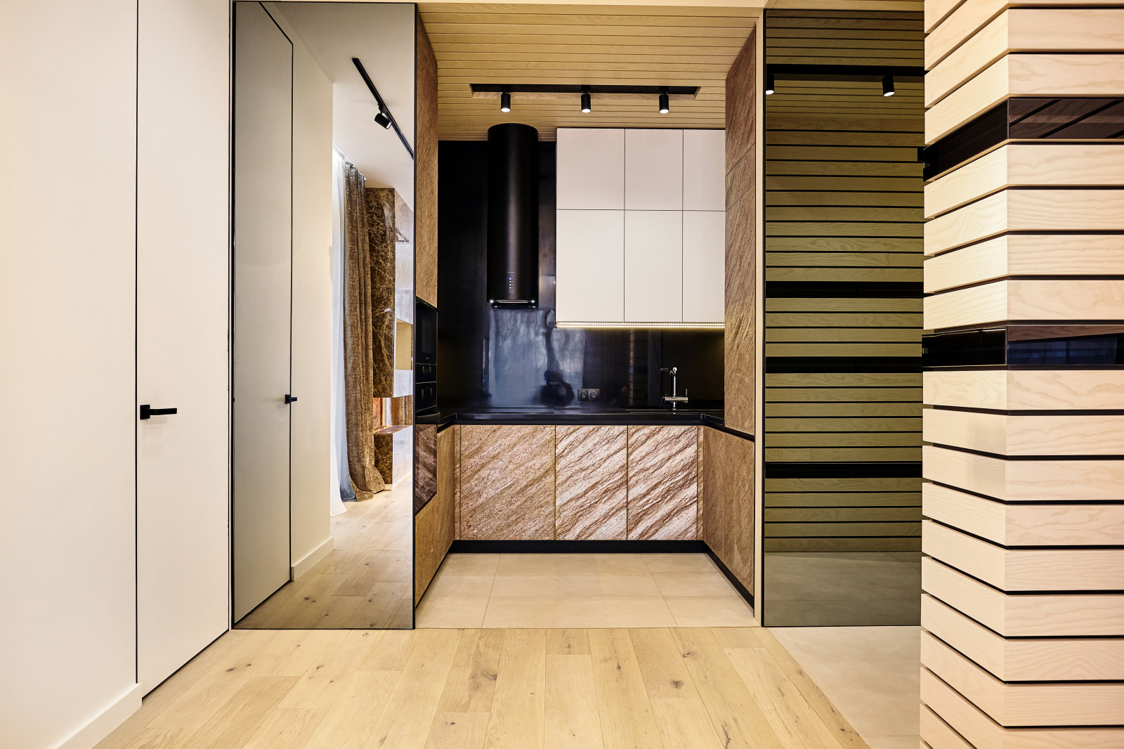 Кухня-Гостиная ЖК "Парк Рублёво"