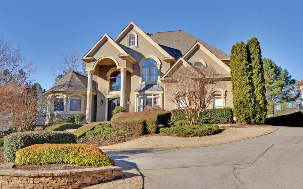 Mediterranean exterior home idea in Atlanta