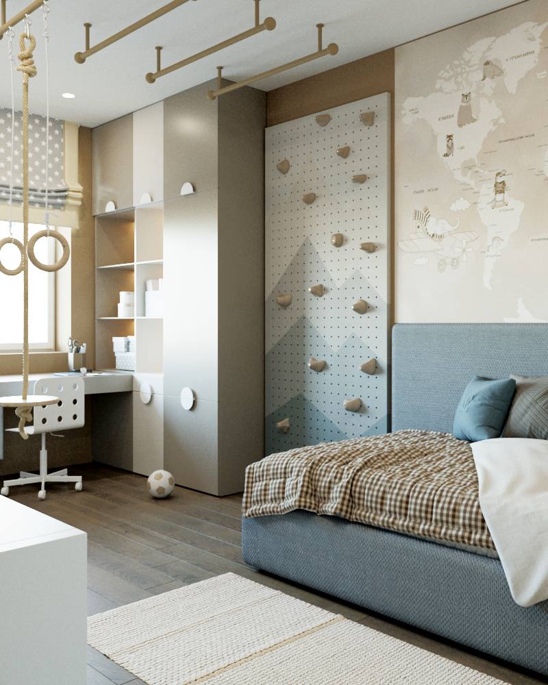 Яркая квартира 74 метра в ПетроглифПарке