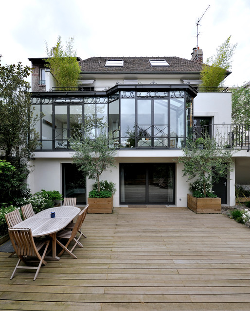Maison Suresnes contemporary-traedaeck