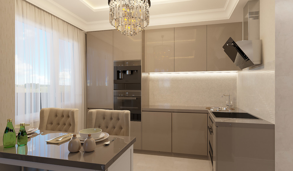 Однокомнатная квартира в неоклассическом стиле