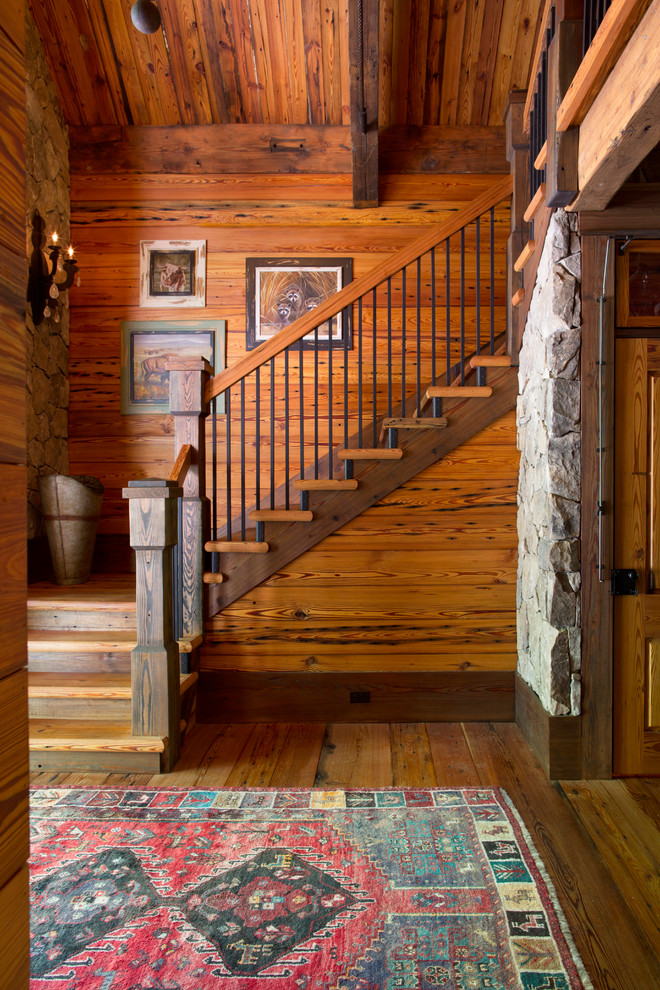Staircase - rustic staircase idea