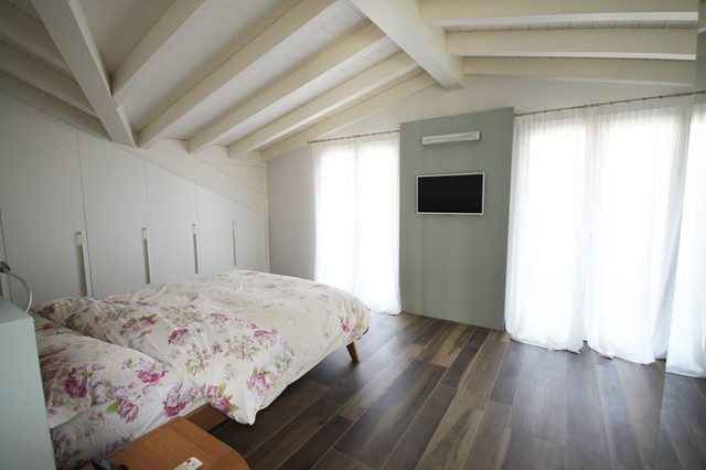Stile '50 contemporary-sovrum