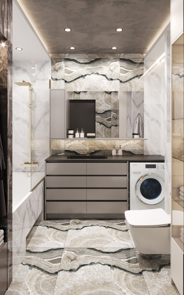 Дизайн интерьера квартиры в современном стиле. Минск.  ул. Туровского