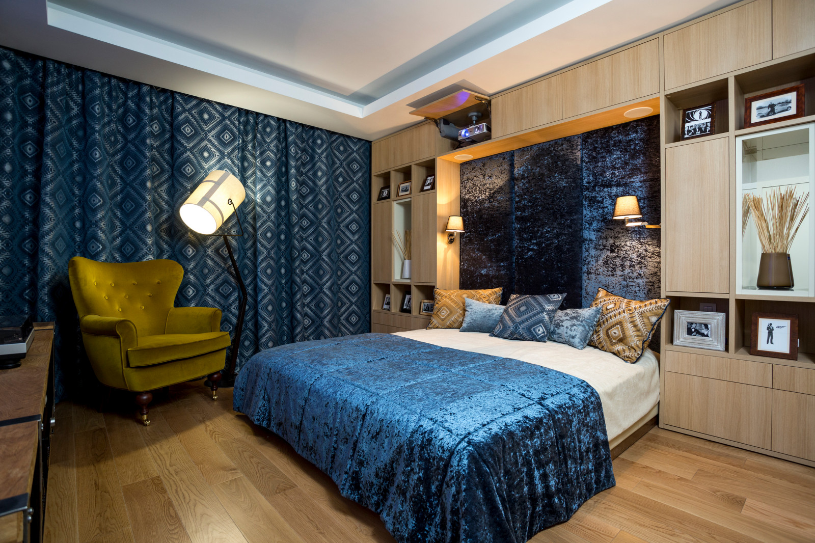 Спальня кинозал | Cinema in the bedroom 007 | 20 кв.м.