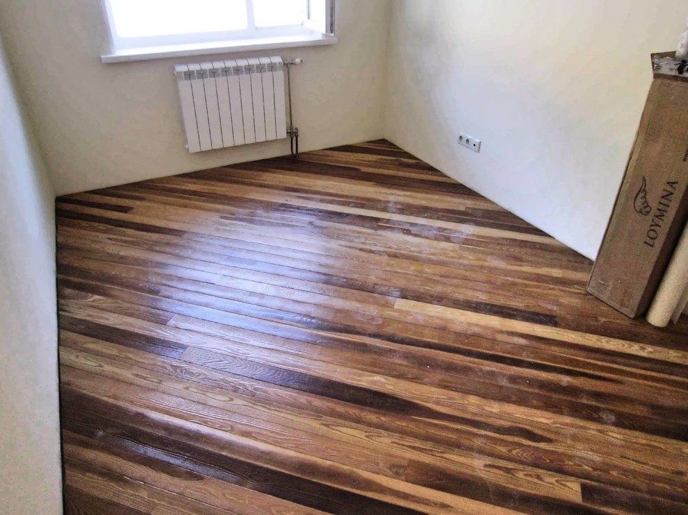 Полы из лиственницы в Московской квартире