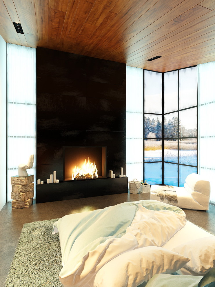 Спальня в загородном доме